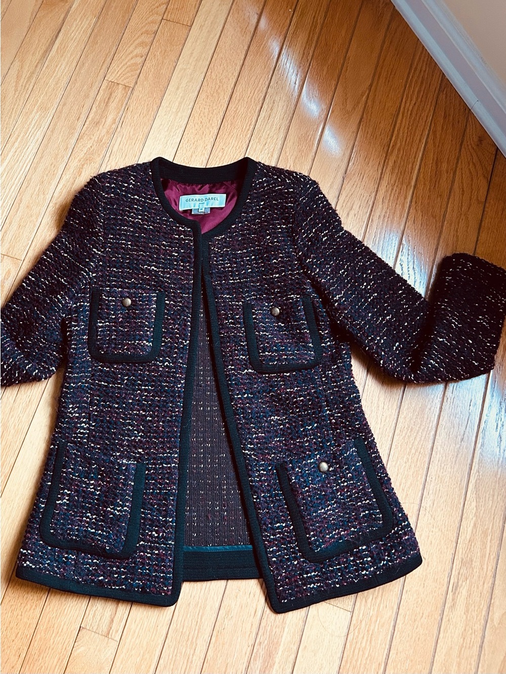 Gerard Darel Boucle Tweed Jacket